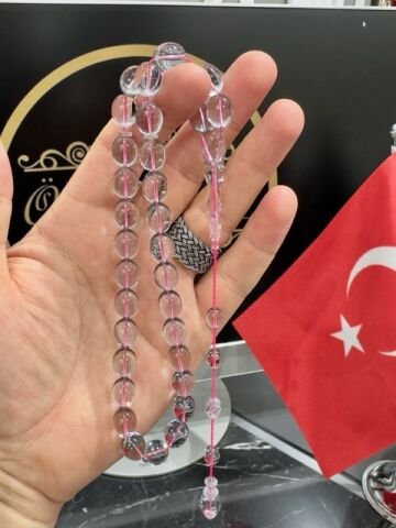 Badem Model Şeffaf Eski Amerikan Katalin Tesbih