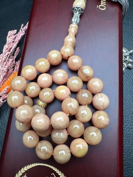 Küre Model Sıkma Kehribar Tesbih