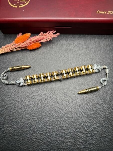 Mermi Model Gümüş Zaza Tesbih