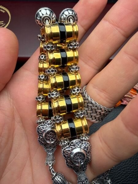 Mermi Model Gümüş Zaza Tesbih