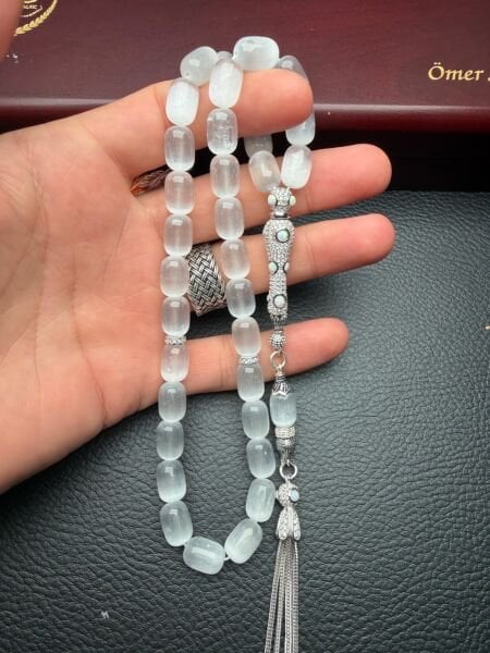 Kapsül Model Selenit Doğaltaş Tesbih