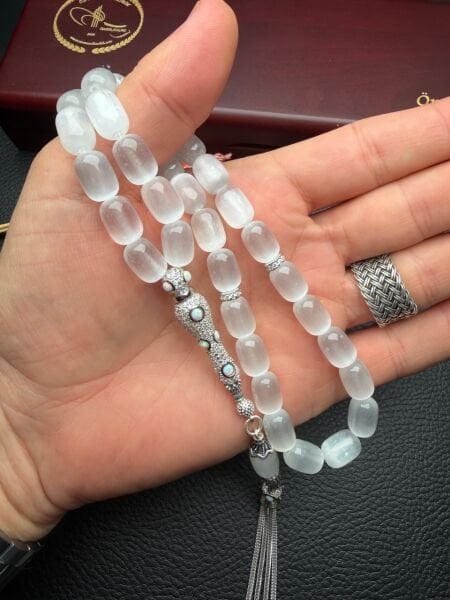 Kapsül Model Selenit Doğaltaş Tesbih