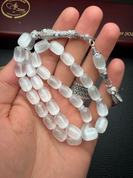 Kapsül Model Selenit Doğaltaş Tesbih