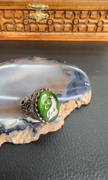 Opal Taşı Özel Tasarım Gümüş Yüzük