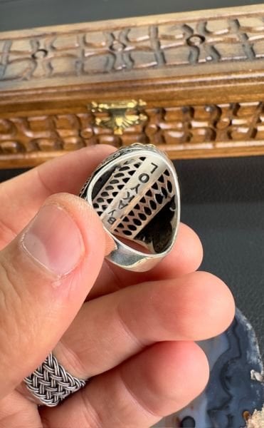 Opal Taşı Özel Tasarım Gümüş Yüzük