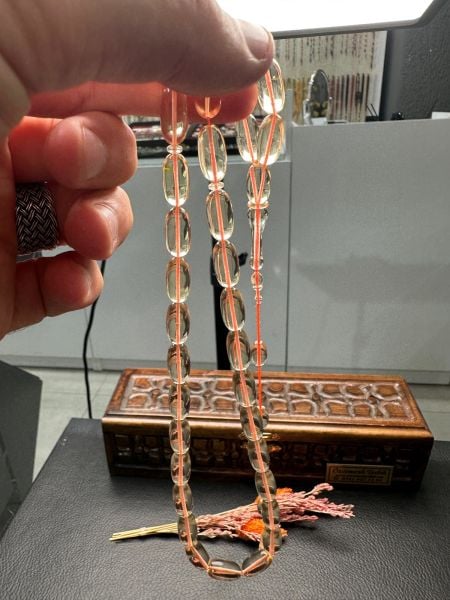 Kapsül Model Yeni Zar Kehribar Tesbih