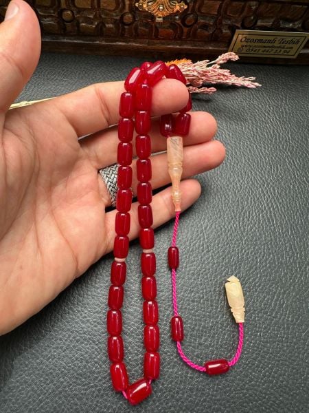 Kapsül Model Osmanlı Benzetme Sıkma Kehribar Tesbih