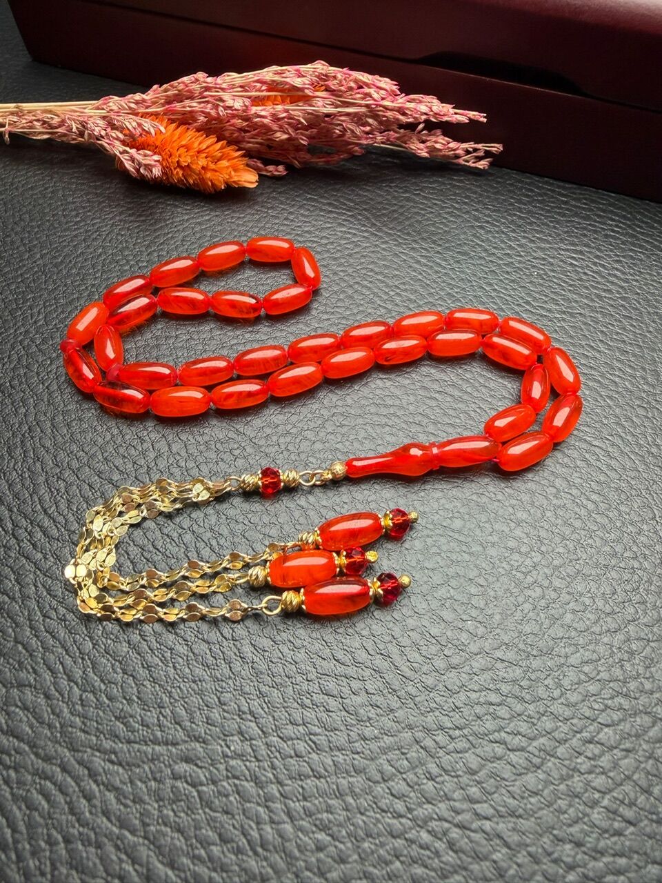 Kapsül Model Sıkma Kehribar Tesbih