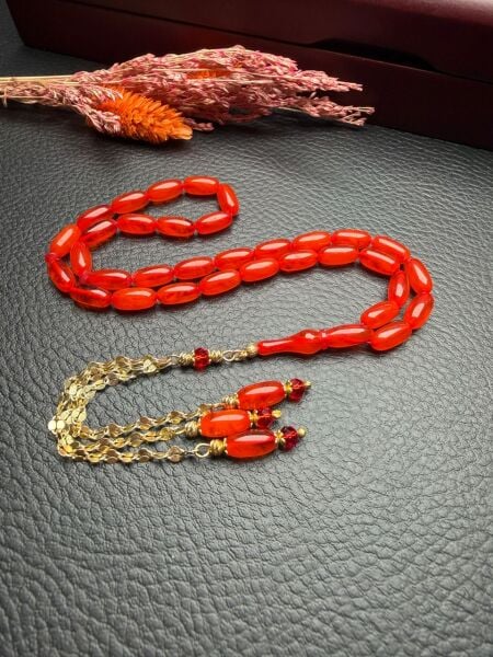 Kapsül Model Sıkma Kehribar Tesbih