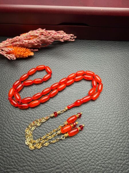 Kapsül Model Sıkma Kehribar Tesbih