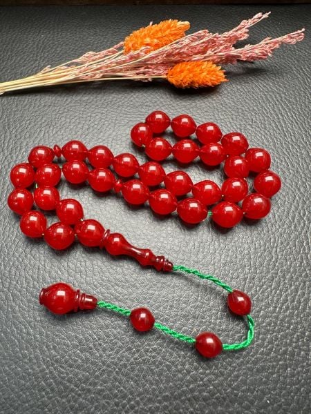 Sercan Yetkinşekerci İşçiliği Sıkma Kehribar Tesbih