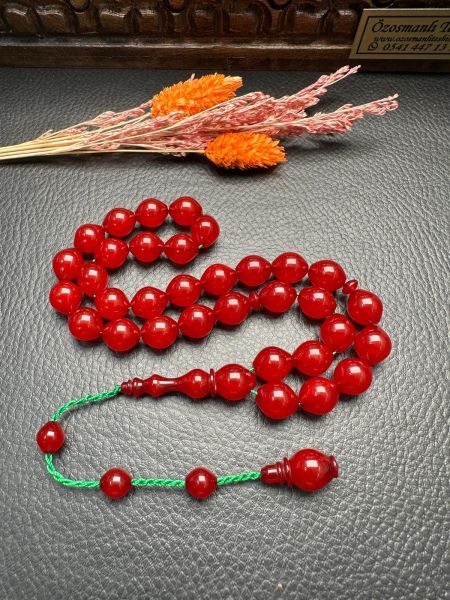 Sercan Yetkinşekerci İşçiliği Sıkma Kehribar Tesbih