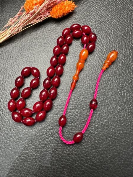 Beyzi Model Sıkma Kehribar Tesbih