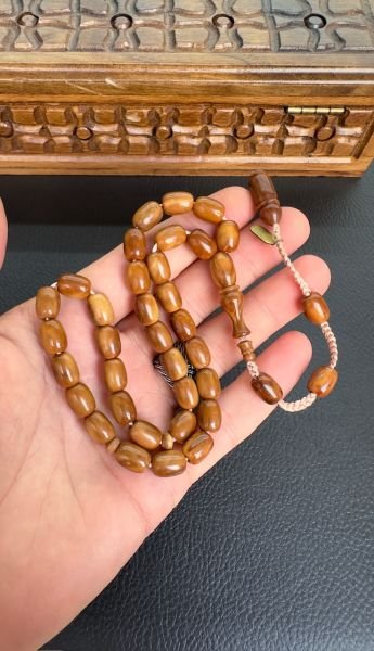 Kapsül Model Sade İşlemeli Kuka Tesbih