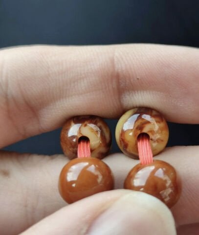 Basık Küre Model Eski Osmanlı Çekoslovak Katalin Tesbih