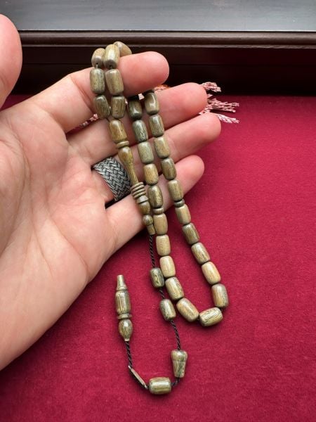 Kapsül Model Yeşil Pelesenk Ağaç Tesbih