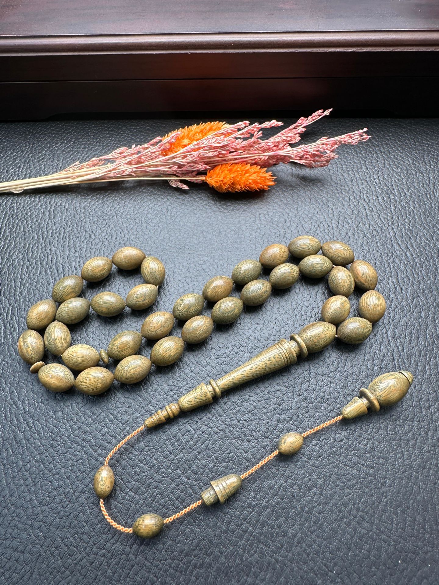 Beyzi  Model Yeşil Pelesenk Ağaç Tesbih