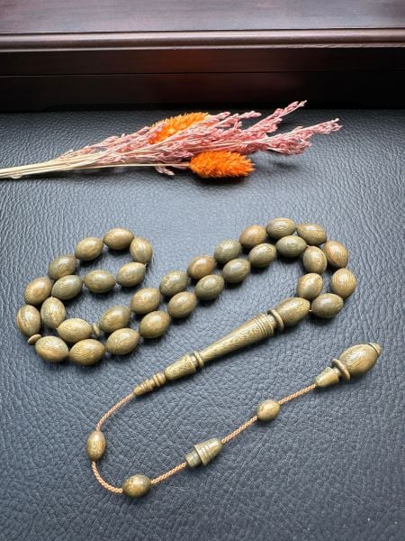 Beyzi  Model Yeşil Pelesenk Ağaç Tesbih