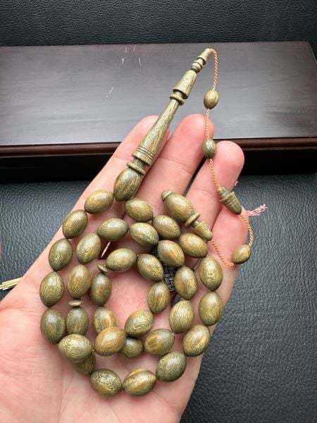 Beyzi  Model Yeşil Pelesenk Ağaç Tesbih