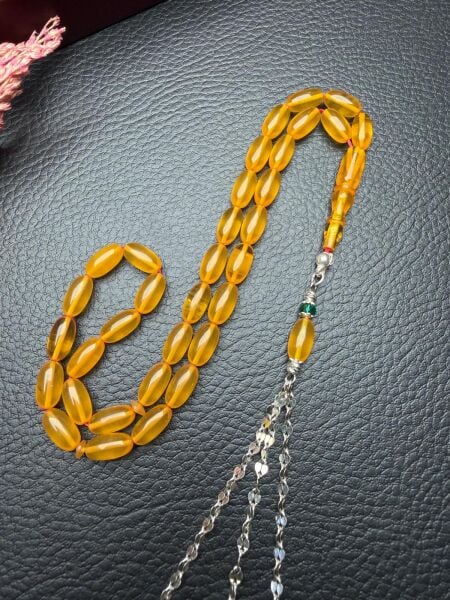 Kapsül Model Ateş Kehribar Tesbih