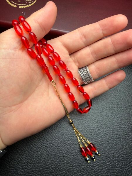 Kapsül Model Ateş Kehribar Tesbih