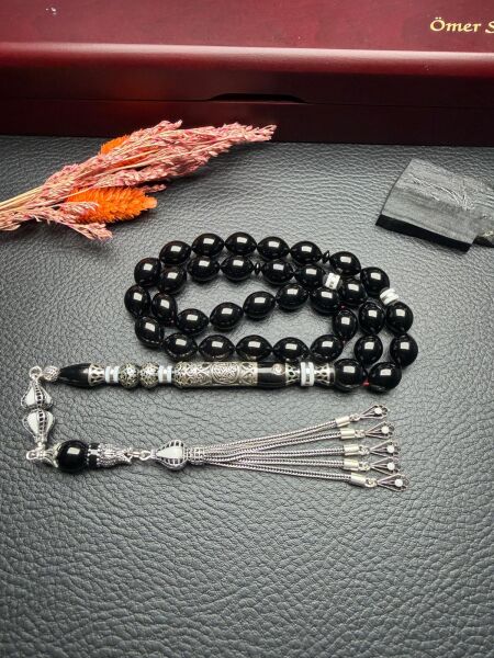 Beyzi Model Cevşenli Nakkaş Gümüş İmame Dizayn Erzurum Oltutaşı Tesbih