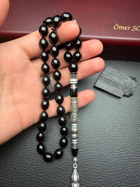 Beyzi Model Cevşenli Nakkaş Gümüş İmame Dizayn Erzurum Oltutaşı Tesbih