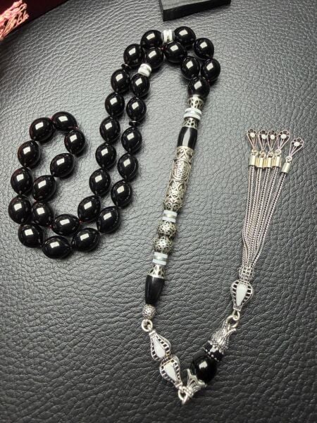 Beyzi Model Cevşenli Nakkaş Gümüş İmame Dizayn Erzurum Oltutaşı Tesbih