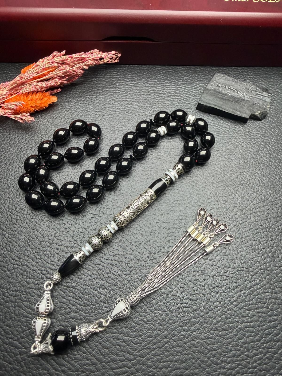 Beyzi Model Cevşenli Nakkaş Gümüş İmame Dizayn Erzurum Oltutaşı Tesbih