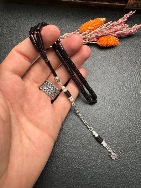 Kesme Model Ateş Kehribar Tesbih