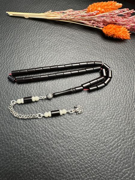 Kesme Model Ateş Kehribar Tesbih