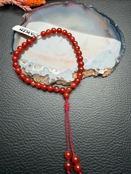 Küre Model Bileklik Model Küçük Boy Akik Doğaltaş Tesbih