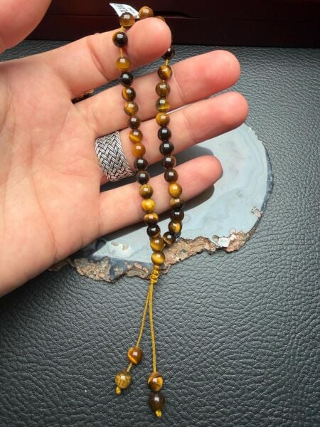 Küre Model Bileklik Model Küçük Boy Kaplangözü Doğaltaş Tesbih