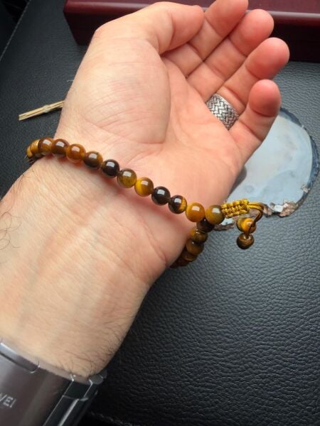 Küre Model Bileklik Model Küçük Boy Kaplangözü Doğaltaş Tesbih