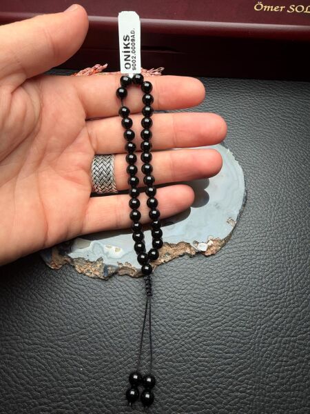 Küre Model Bileklik Model Küçük Boy Oniks Doğaltaş Tesbih