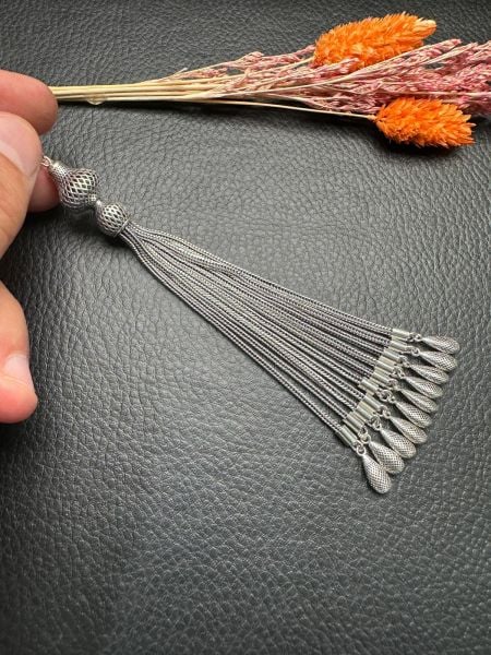 Özel Tasarım Gümüş Püskül