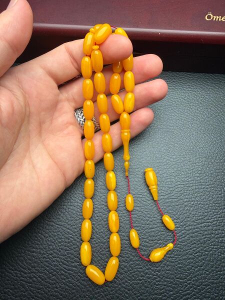 Kapsül Model Sıkma Kehribar Tesbih