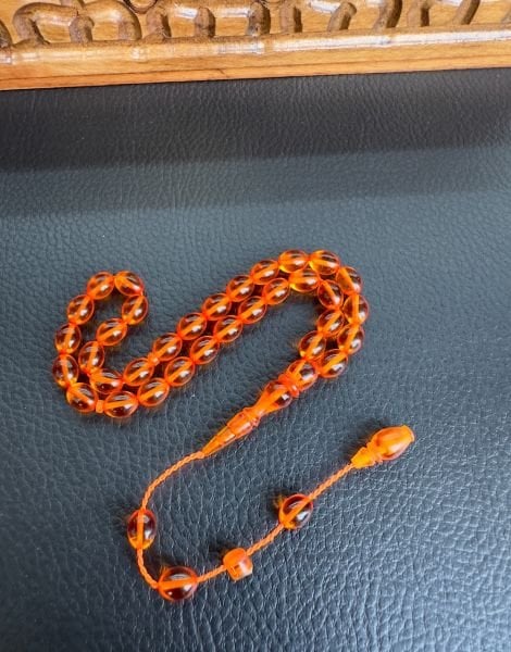 Beyzi Model Zar Kehribar Tesbih