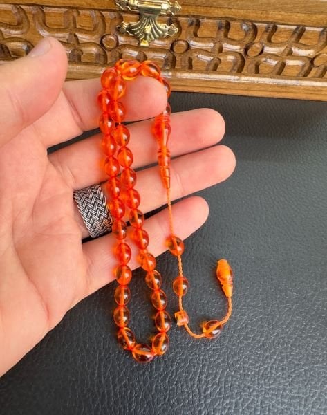 Beyzi Model Zar Kehribar Tesbih