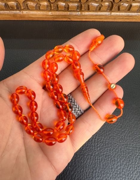 Beyzi Model Zar Kehribar Tesbih