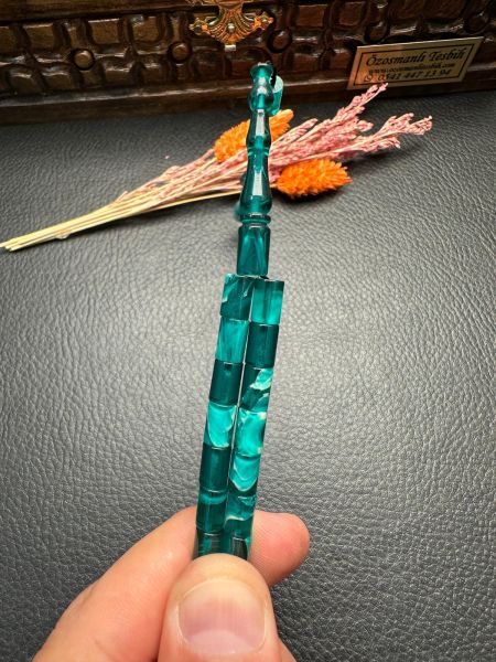 Kesme Model Ateş Kehribar Tesbih