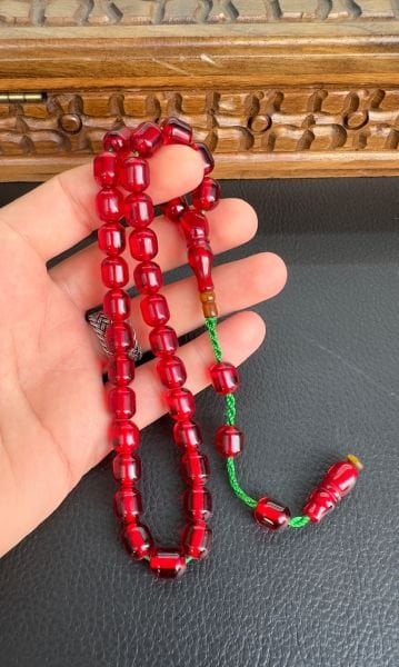 Kapsül Model Ateş Kehribar Tesbih