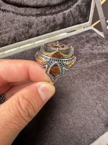 Özel Tasarım 925 Ayar Gümüş Erkek Yüzük