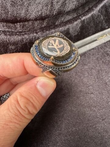 Özel Tasarım 925 Ayar Gümüş Erkek Yüzük