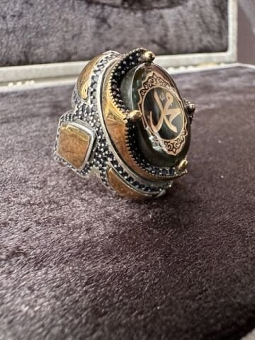 Özel Tasarım 925 Ayar Gümüş Erkek Yüzük