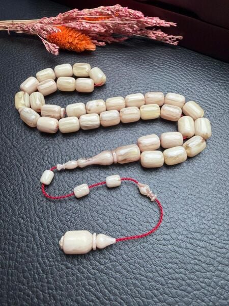 Beyaz Hamur Kapsül Model Katalin Tesbih