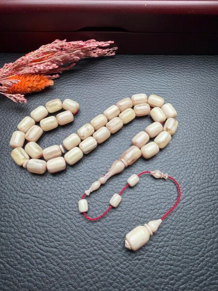 Beyaz Hamur Kapsül Model Katalin Tesbih