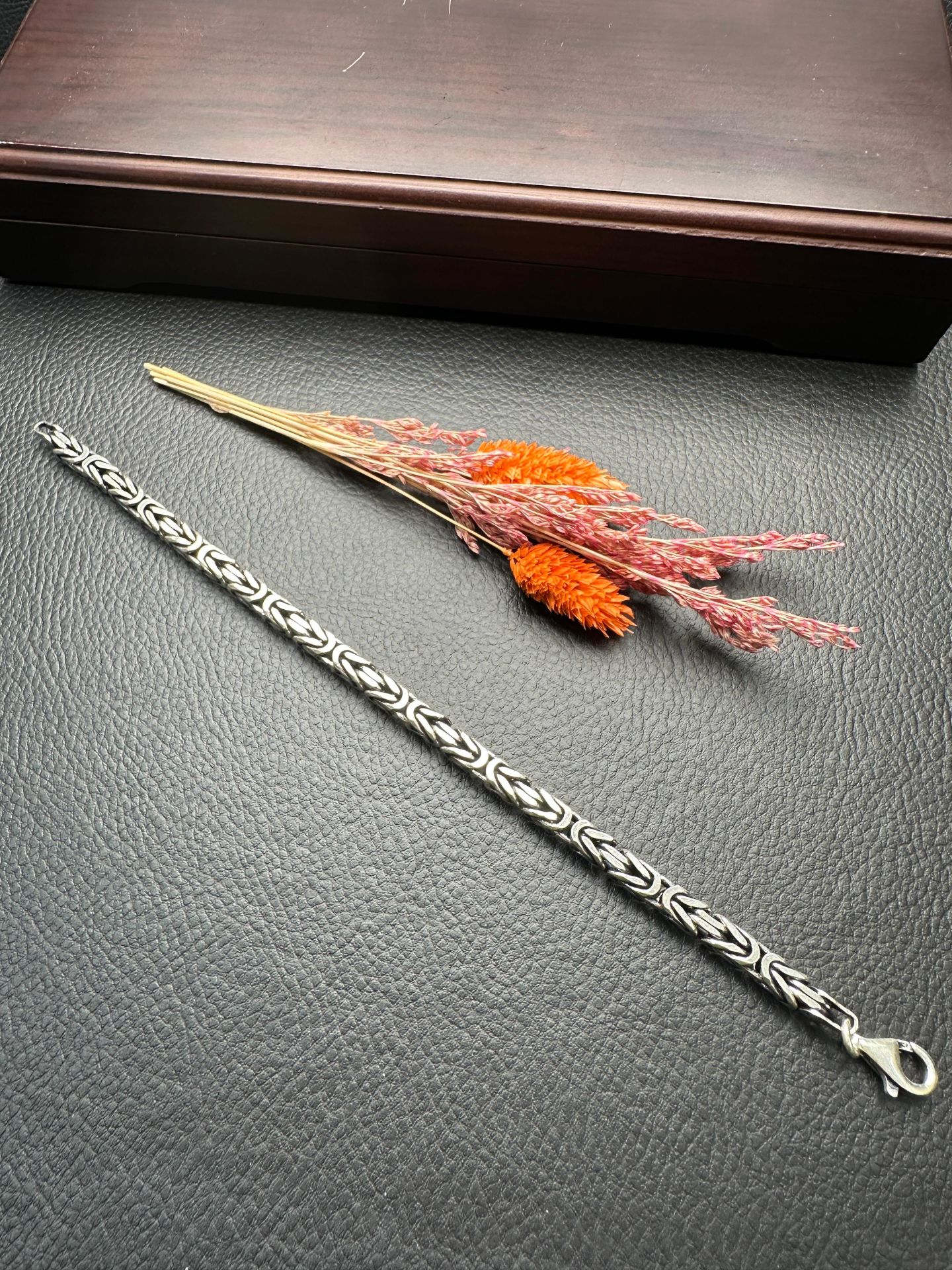 Özel Tasarım Erkek Gümüş Bileklik