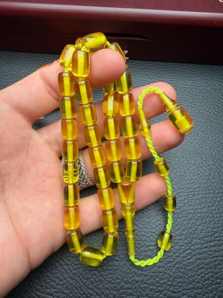 Kapsül Model Ateş Kehribar Tesbih