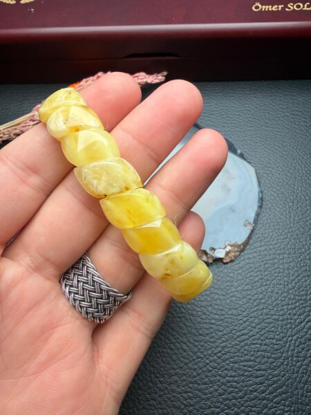 Damla Kehribar Bileklik